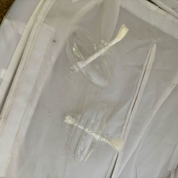 2 Princess House Hand Blown Crystal Floating Oil Candles - Picture 2 of 4